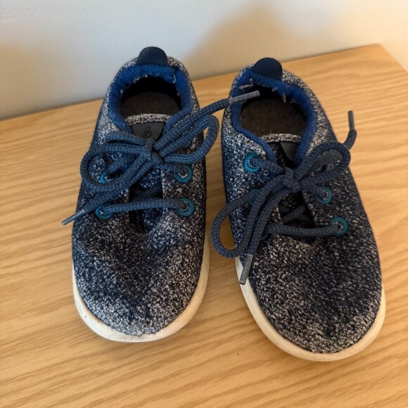 Airbirds toddler shoes smallbirds in size 10c toddler blue wool color - Picture 2 of 4